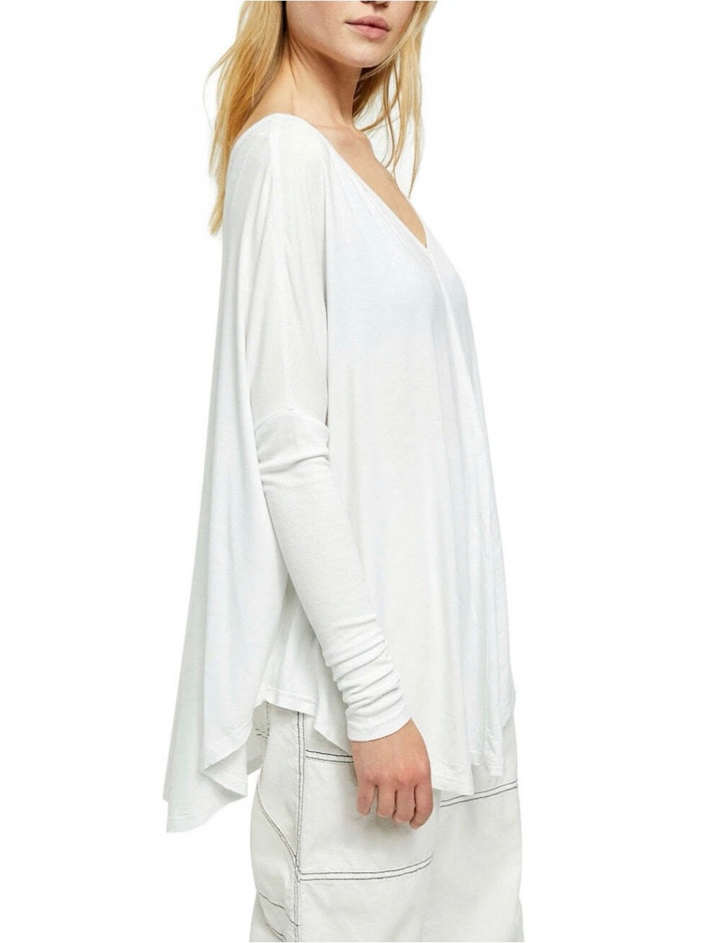 Free People Moonshine Tunic White S